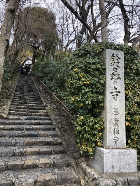 鈴虫寺　階段